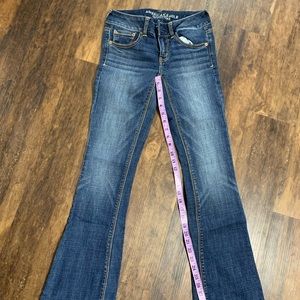 Woman’s boot cut stretch jeans